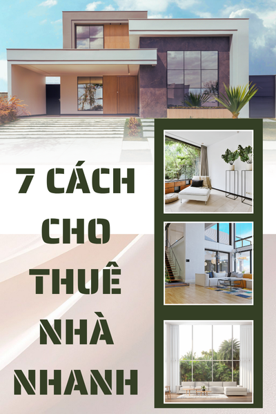 7 Cách cho thuê nhà nhanh mà không cần giảm giá