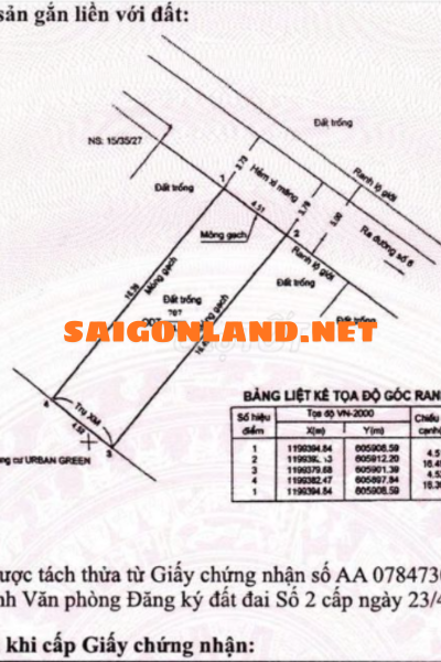 Bán Đất 73m² Gần Quốc Lộ 13, Hiệp Bình – Sát Chung Cư Urban Green, Giá 5,5 Tỷ
