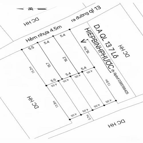 Bán đất hẻm xe hơi đường số 9 Phường Hiệp Bình diện tích 55m² giá chỉ 4,3 tỷ
